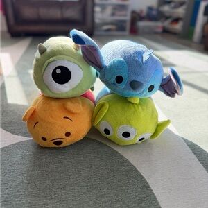 Disney Tsum Tsum Plush medium Winnie the Pooh alien Mike stitch